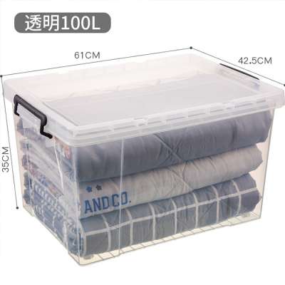 transparent plastic voting boxes container 80l plastic box storage