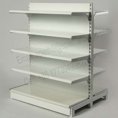 double-side supermarket shelves garage shelving grocery store shelf for sales