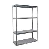 4 Tier Adjustable Storage Shelf Light Duty Racking System Stacking Shelf LH-HJA4C