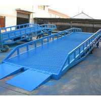 Warehouse industrial truck loading dock ramp rollers