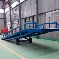 High quality truck loading dock ramp slope wheels