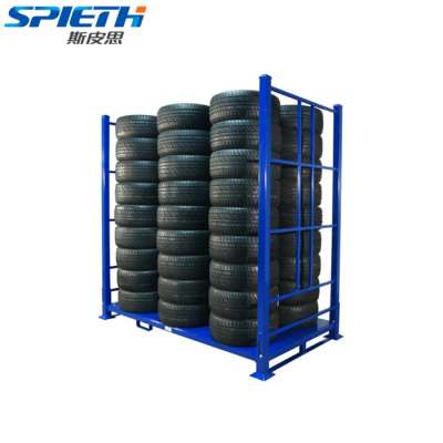 Stackable and Collapsible Storage Tire Rack Tyre Stillages