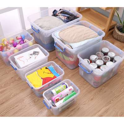 Home Large  Plastic Storage Container Box For Cloth