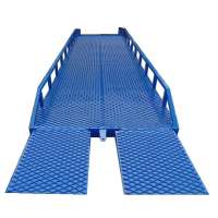 Adjustable steel loading dock ramp for sale