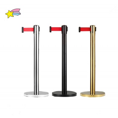 crowd control retractable velvet belt barriers manufacture