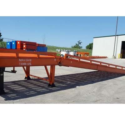 Steel Container Mobile Yard Ramp Portable Loading Ramps