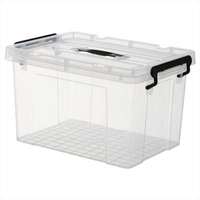 Wholesale household plastic toy transparent storage box